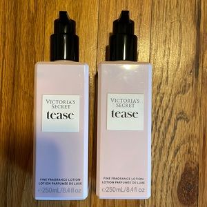 2 Victoria secret Tease Lotions ..Both Full size